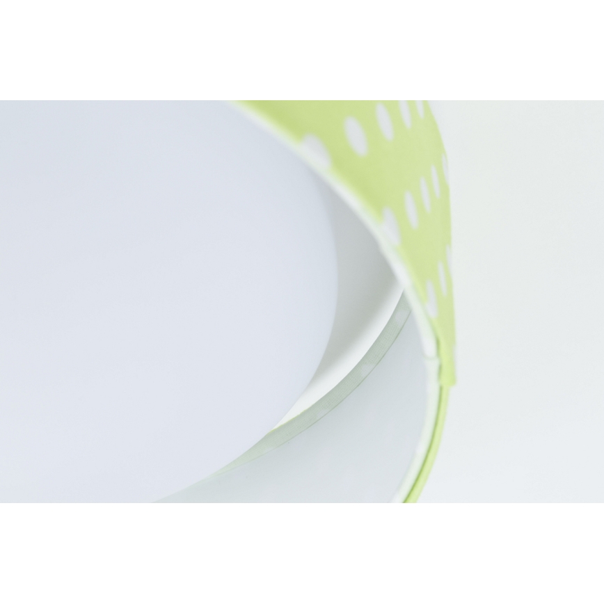 LED Aptumšojama bērnu griestu lampa SMART GALAXY KIDS LED/24W/230V 3000-6500K punkti, zaļa/balta + tālvadības pults