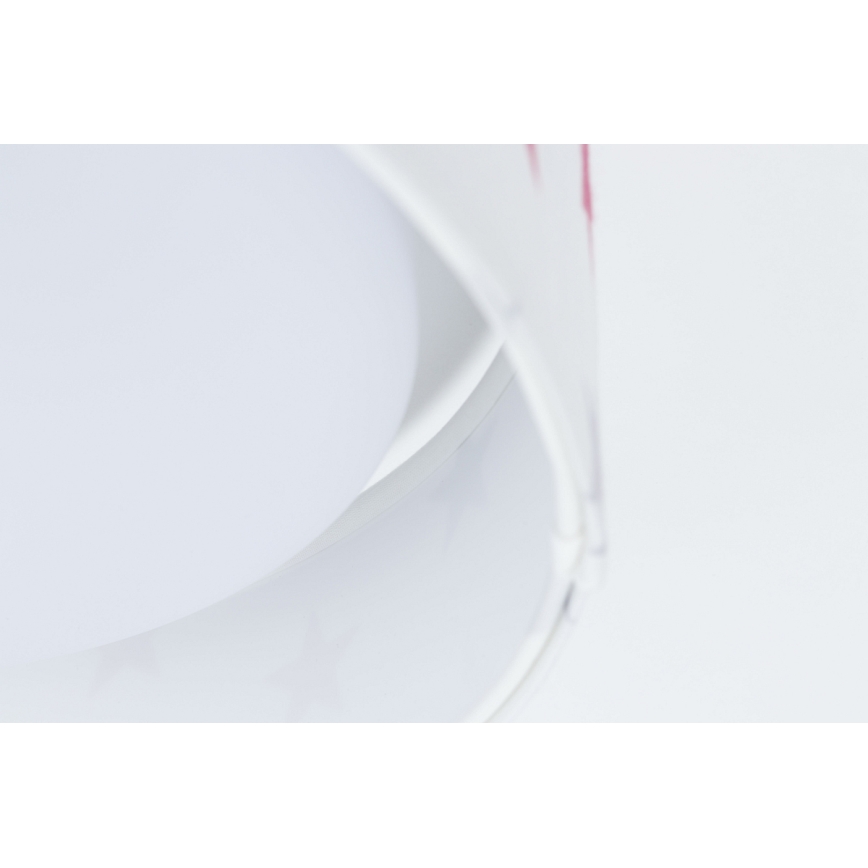 LED Aptumšojama bērnu griestu lampa SMART GALAXY KIDS LED/24W/230V 3000-6500K zvaigznes, balta/rozā/pelēka + tālvadības pults