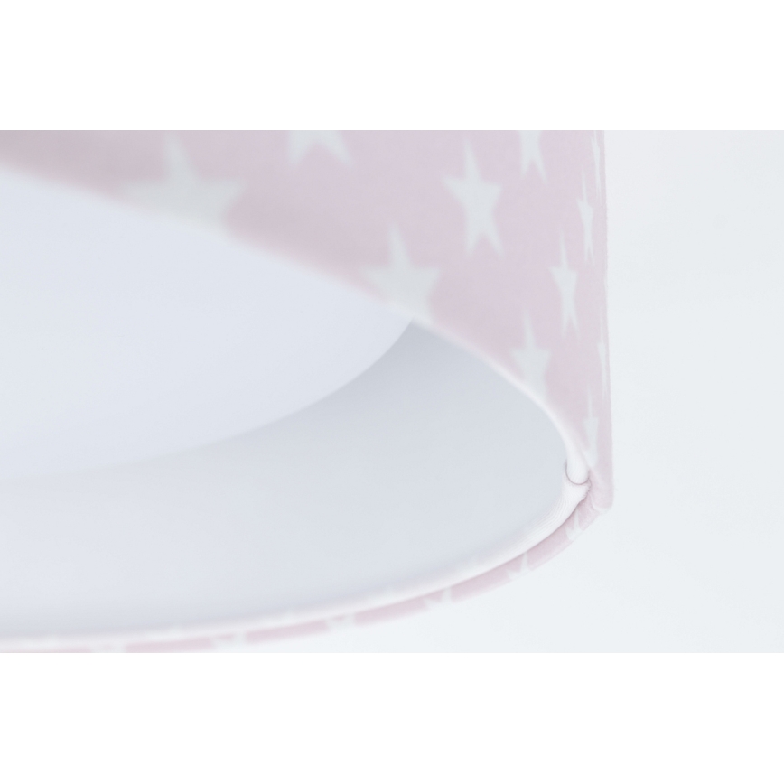 LED Aptumšojama bērnu griestu lampa SMART GALAXY KIDS LED/24W/230V 3000-6500K zvaigznes rozā/balta + tālvadības pults