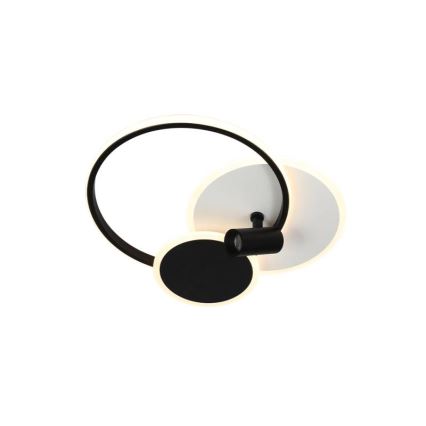 LED Aptumšojama griestu lampa LED/65W/230V 3000-6500K balta/melna + tālvadības pults