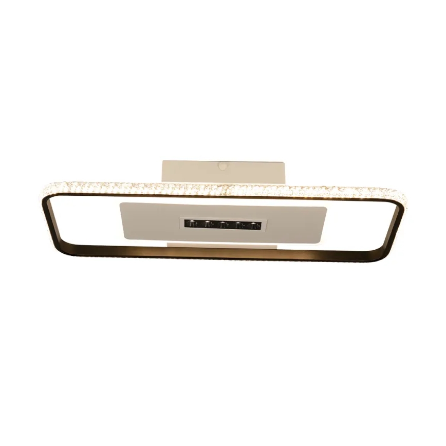 LED Aptumšojama griestu lampa LED/75W/230V 3000-6500K balta/melna + tālvadības pults
