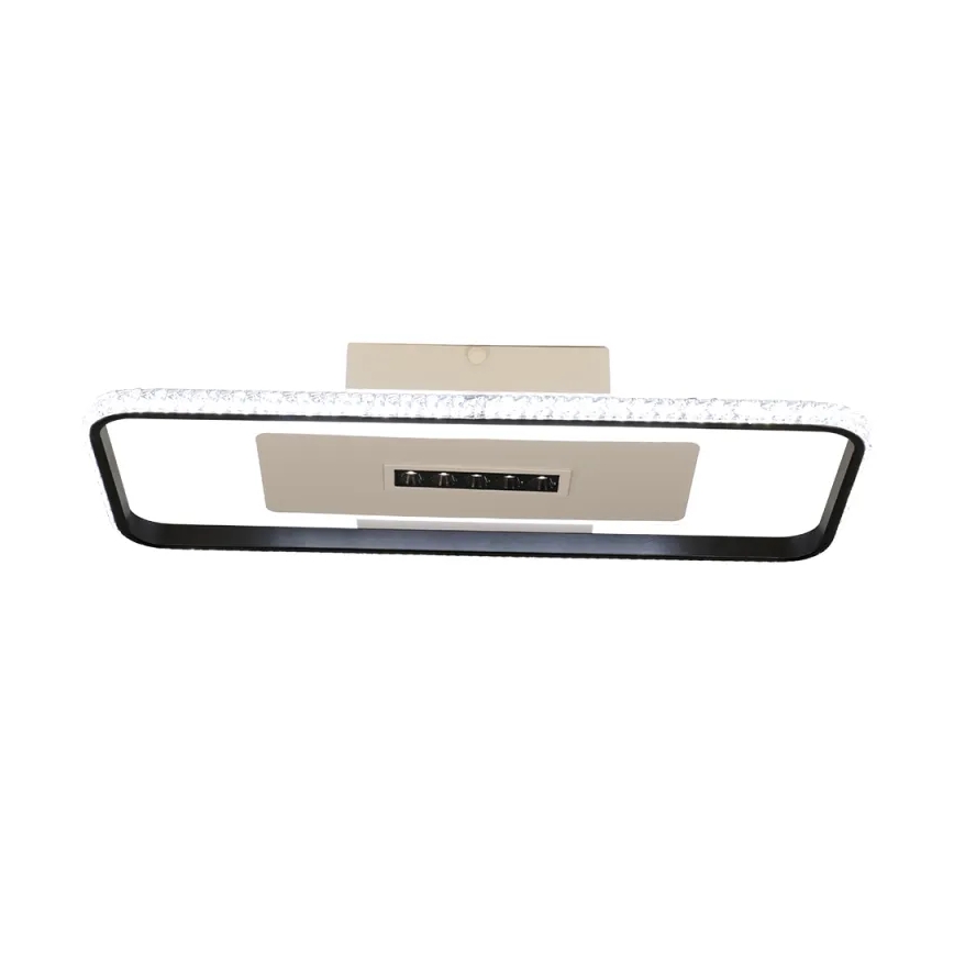 LED Aptumšojama griestu lampa LED/75W/230V 3000-6500K balta/melna + tālvadības pults