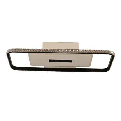 LED Aptumšojama griestu lampa LED/75W/230V 3000-6500K balta/melna + tālvadības pults