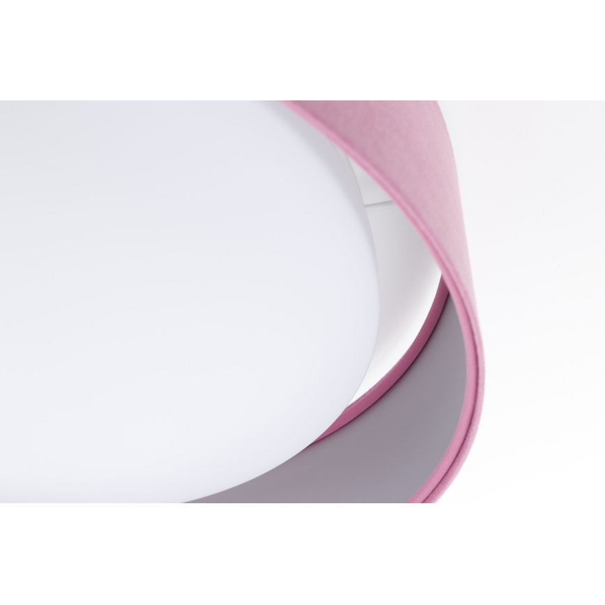 LED Aptumšojama griestu lampa SMART GALAXY LED/24W/230V d. 45 cm 2700-6500K Wi-Fi Tuya rozā/sudraba + tālvadības pults