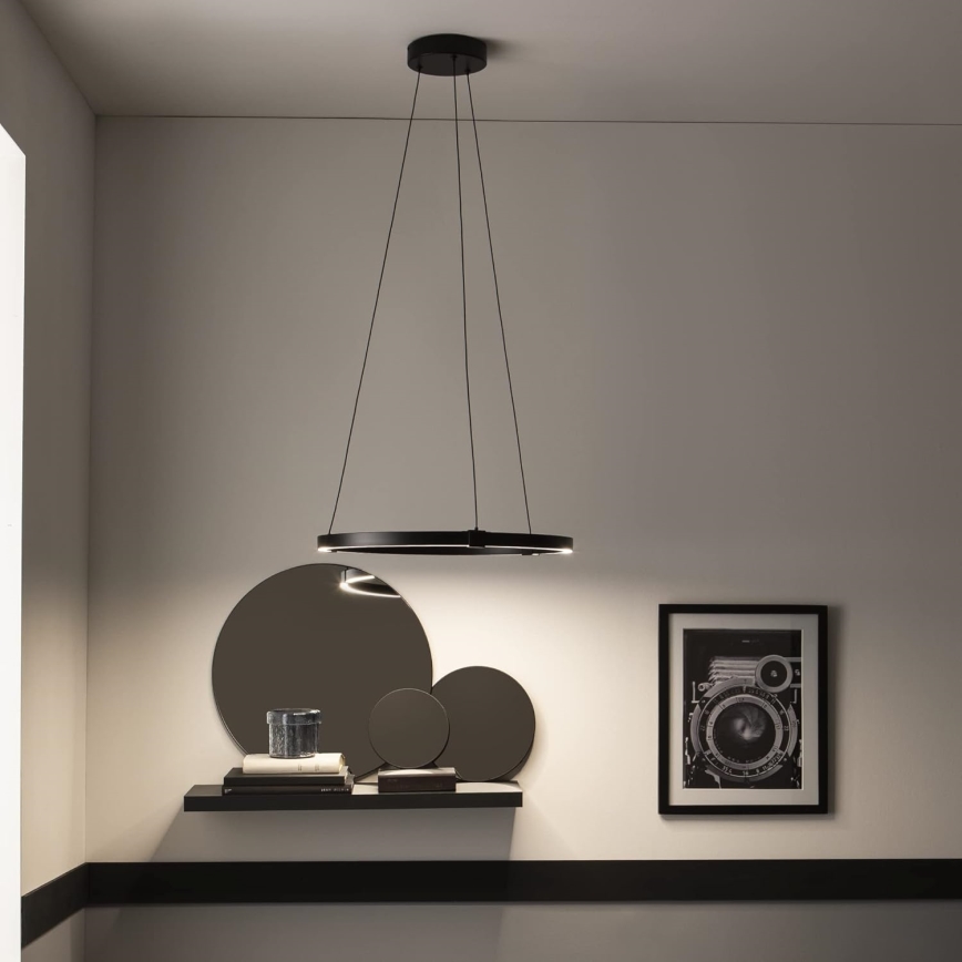 LED Aptumšojama lustra ar auklu CASSINI LED/33W/230V 2700-6500K + tālvadības pults