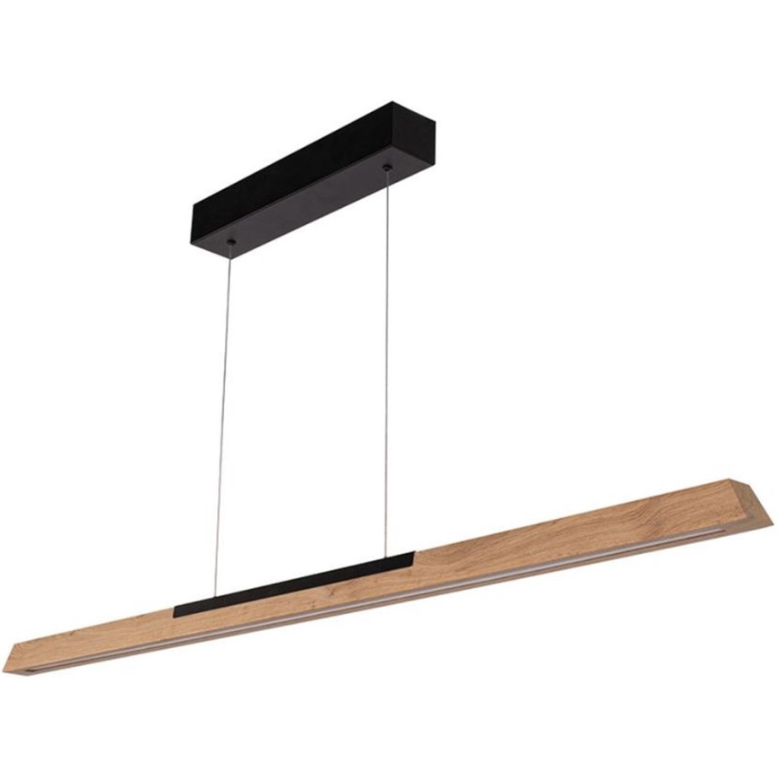 LED Aptumšojama lustra ar auklu JONAS LED/16,5W/230V ozols
