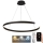 LED Aptumšojama lustra ar auklu LED/100W/230V 3000-6500K d. 80 cm + tālvadības pults