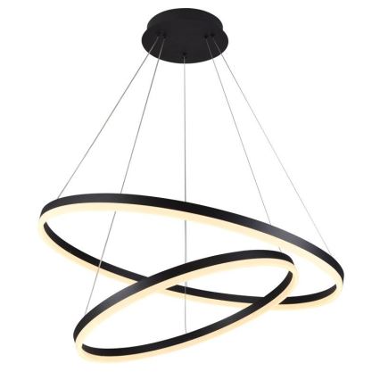 LED Aptumšojama lustra ar auklu LED/100W/230V 3000-6500K d. 80 cm + tālvadības pults