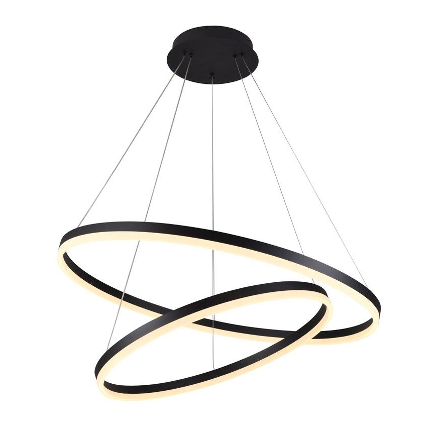 LED Aptumšojama lustra ar auklu LED/100W/230V 3000-6500K d. 80 cm + tālvadības pults