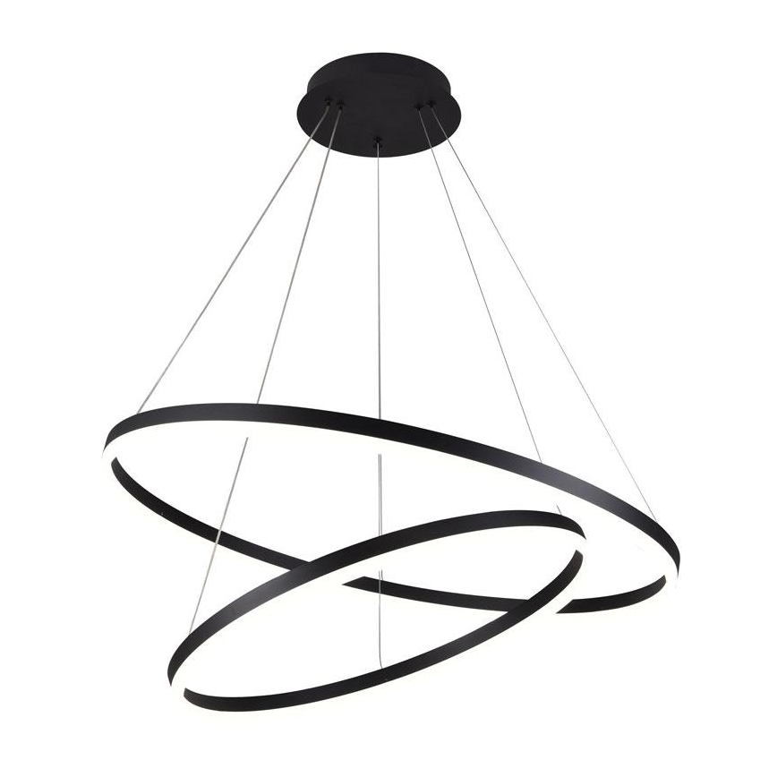 LED Aptumšojama lustra ar auklu LED/100W/230V 3000-6500K d. 80 cm + tālvadības pults