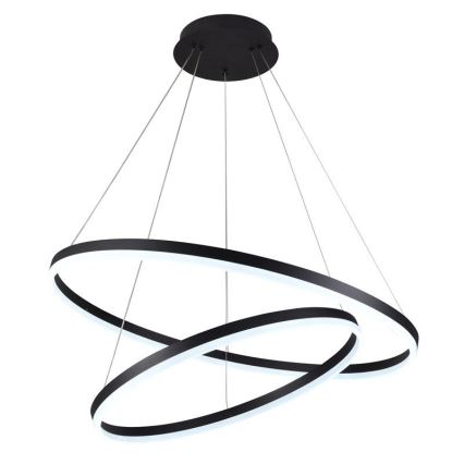 LED Aptumšojama lustra ar auklu LED/100W/230V 3000-6500K d. 80 cm + tālvadības pults