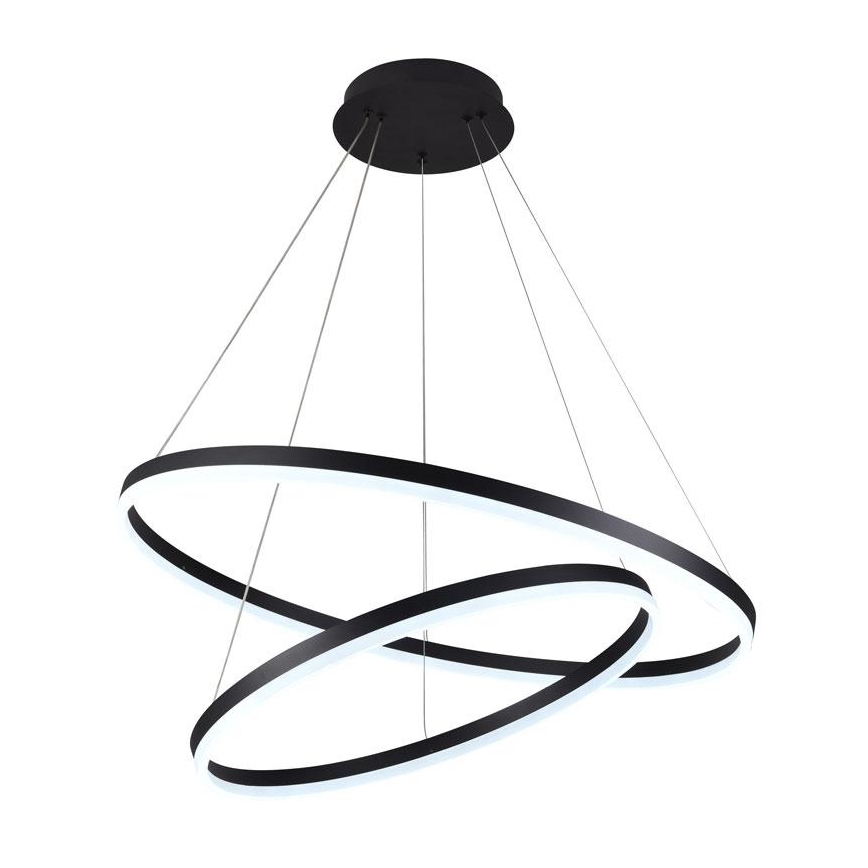 LED Aptumšojama lustra ar auklu LED/100W/230V 3000-6500K d. 80 cm + tālvadības pults