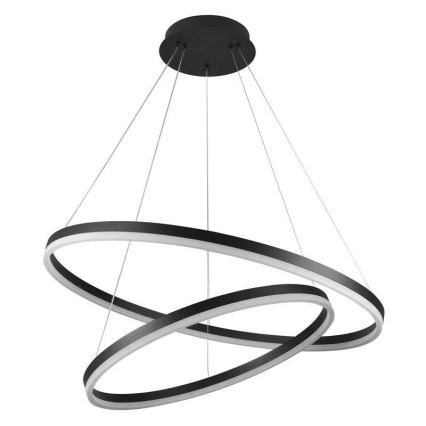 LED Aptumšojama lustra ar auklu LED/100W/230V 3000-6500K d. 80 cm + tālvadības pults