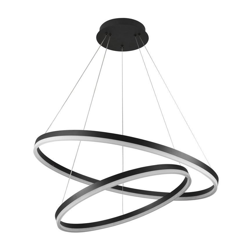 LED Aptumšojama lustra ar auklu LED/100W/230V 3000-6500K d. 80 cm + tālvadības pults