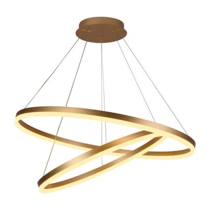LED Aptumšojama lustra ar auklu LED/100W/230V 3000-6500K d. 80 cm + tālvadības pults