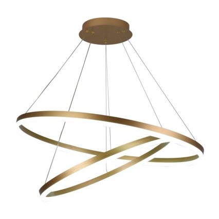 LED Aptumšojama lustra ar auklu LED/100W/230V 3000-6500K d. 80 cm + tālvadības pults