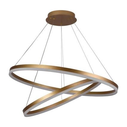 LED Aptumšojama lustra ar auklu LED/100W/230V 3000-6500K d. 80 cm + tālvadības pults