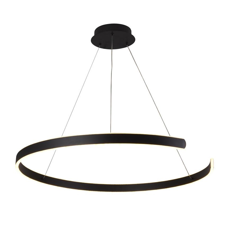 LED Aptumšojama lustra ar auklu LED/100W/230V 3000-6500K d. 80 cm + tālvadības pults