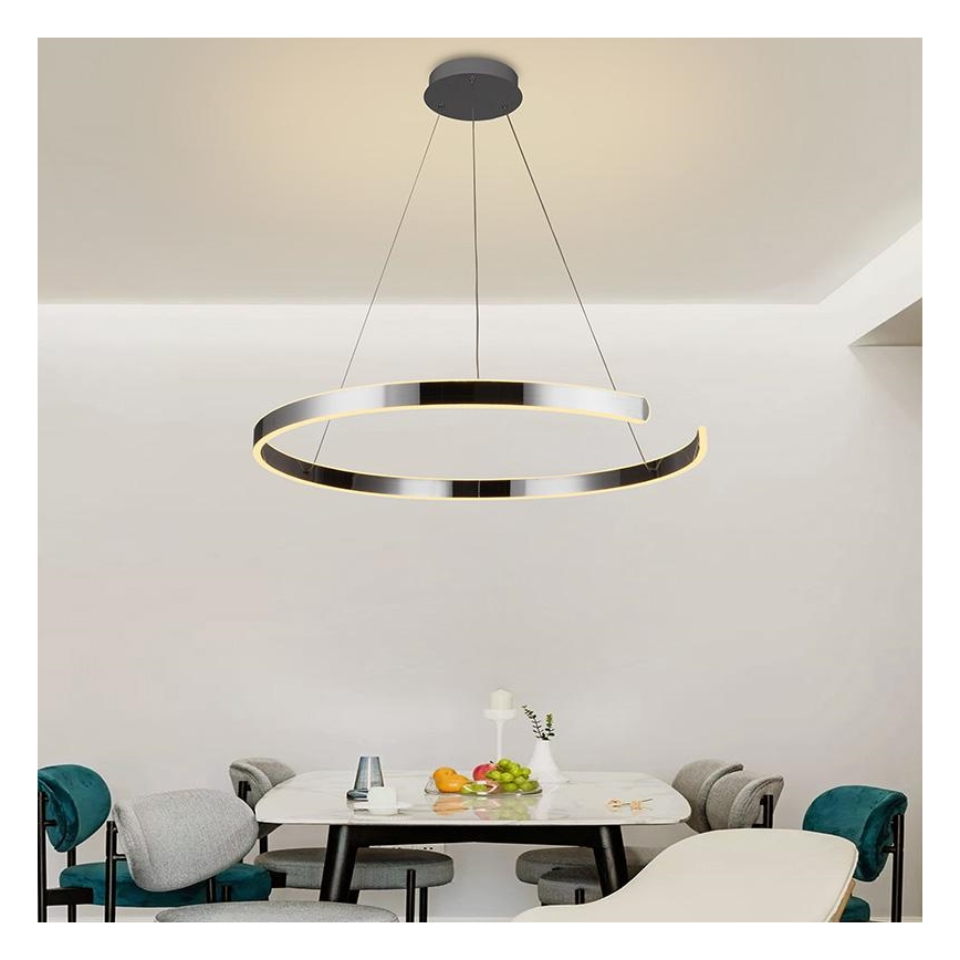 LED Aptumšojama lustra ar auklu LED/100W/230V 3000-6500K + tālvadības pults
