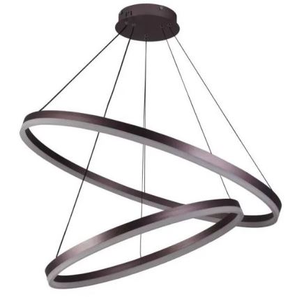 LED Aptumšojama lustra ar auklu LED/100W/230V 3000-6500K d. 80 cm + tālvadības pults