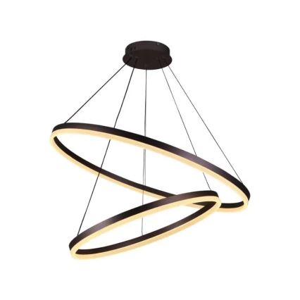 LED Aptumšojama lustra ar auklu LED/100W/230V 3000-6500K d. 80 cm + tālvadības pults