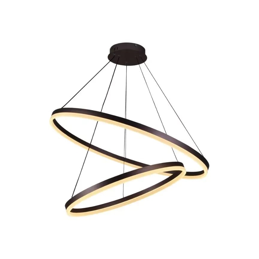 LED Aptumšojama lustra ar auklu LED/100W/230V 3000-6500K d. 80 cm + tālvadības pults