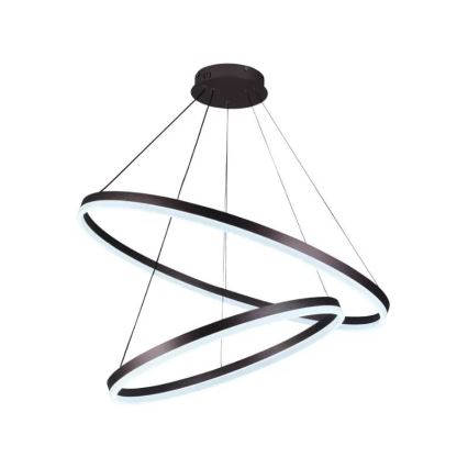 LED Aptumšojama lustra ar auklu LED/100W/230V 3000-6500K d. 80 cm + tālvadības pults