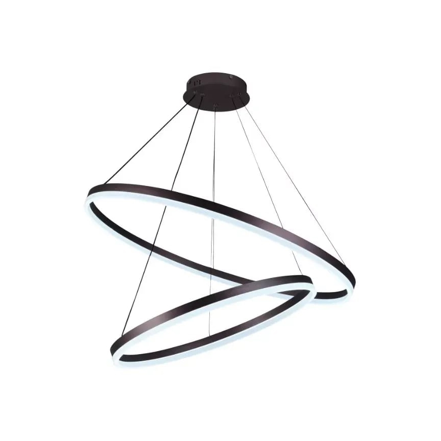 LED Aptumšojama lustra ar auklu LED/100W/230V 3000-6500K d. 80 cm + tālvadības pults
