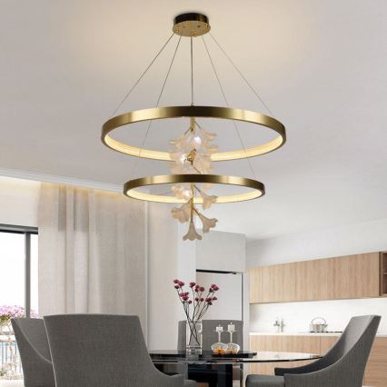 LED Aptumšojama lustra ar auklu LED/100W/230V 3000-6500K + tālvadības pults