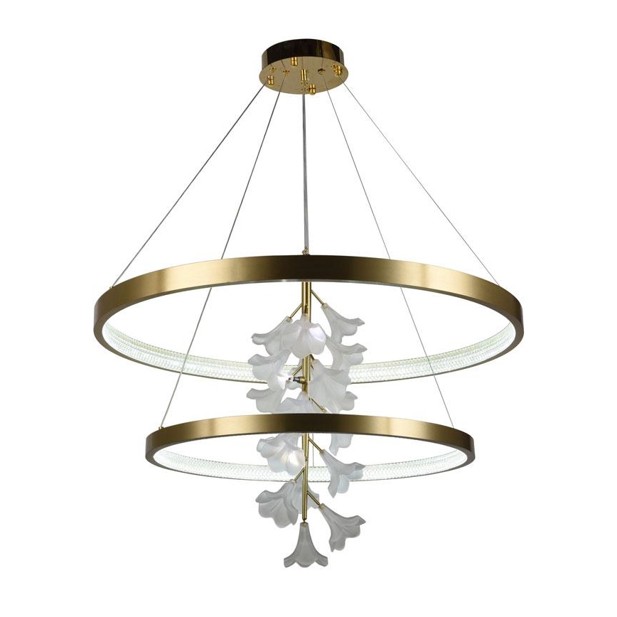 LED Aptumšojama lustra ar auklu LED/100W/230V 3000-6500K + tālvadības pults