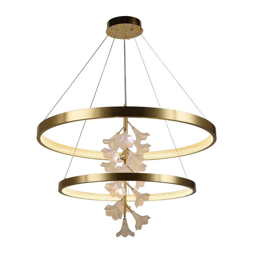LED Aptumšojama lustra ar auklu LED/100W/230V 3000-6500K + tālvadības pults