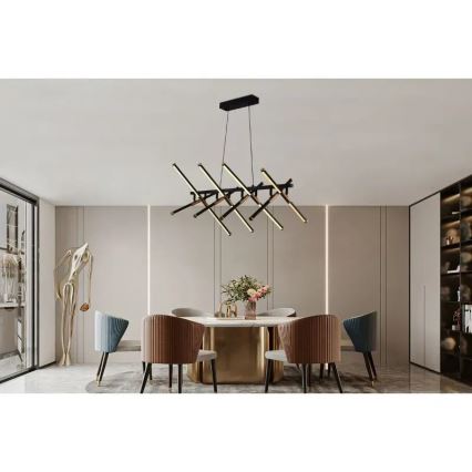 LED Aptumšojama lustra ar auklu LED/100W/230V 3000-6500K + tālvadības pults
