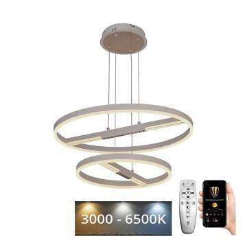 LED Aptumšojama lustra ar auklu LED/100W/230V 3000-6500K + tālvadības pults