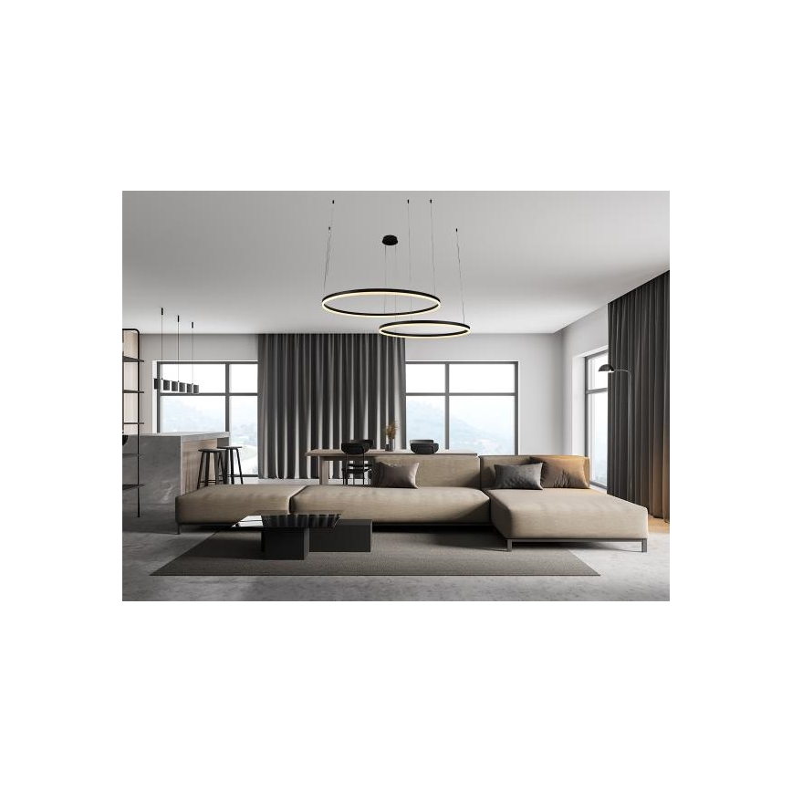 LED Aptumšojama lustra ar auklu LED/100W/230V 3000-6500K + tālvadības pults