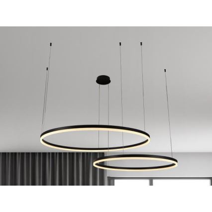 LED Aptumšojama lustra ar auklu LED/100W/230V 3000-6500K + tālvadības pults