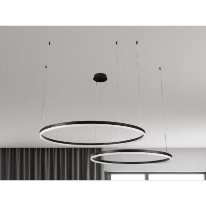 LED Aptumšojama lustra ar auklu LED/100W/230V 3000-6500K + tālvadības pults