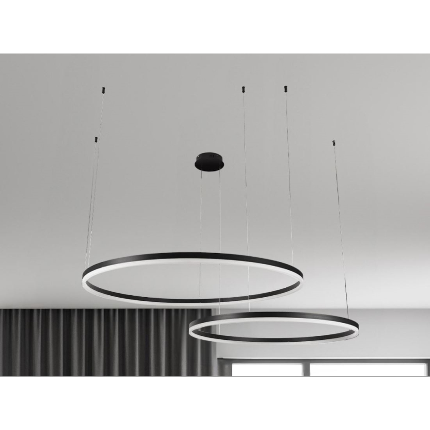 LED Aptumšojama lustra ar auklu LED/100W/230V 3000-6500K + tālvadības pults