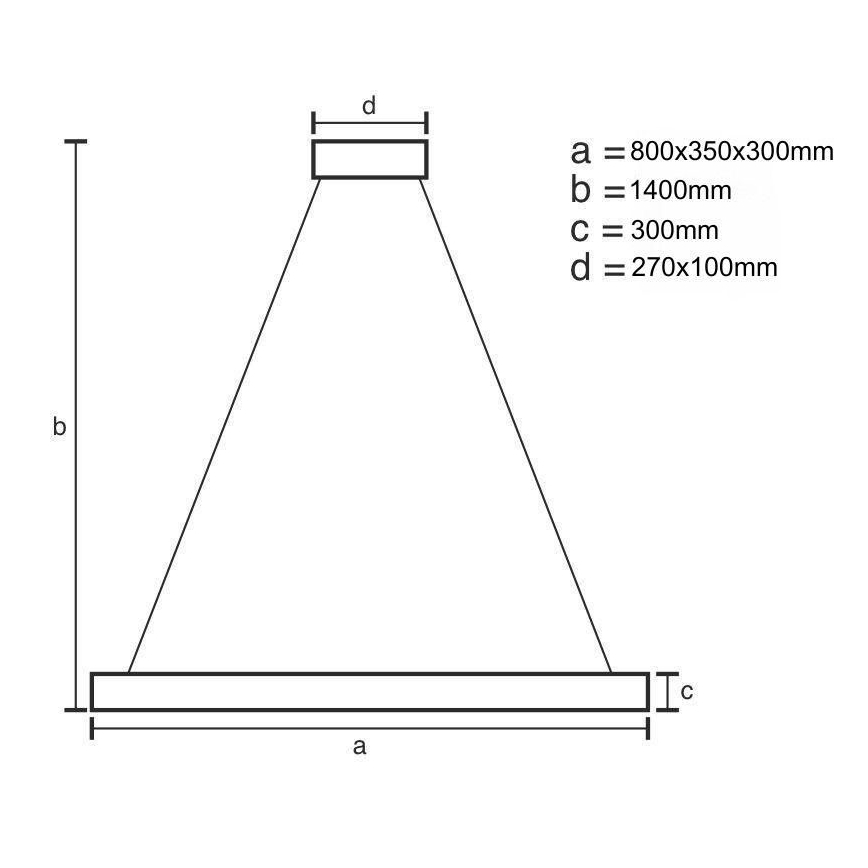 LED Aptumšojama kristāla lustra ar auklu LED/100W/230V 3000-6500K zelta + tālvadības pults