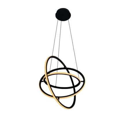 LED Aptumšojama lustra ar auklu LED/105W/230V 3000-6500K d. 60 cm + tālvadības pults