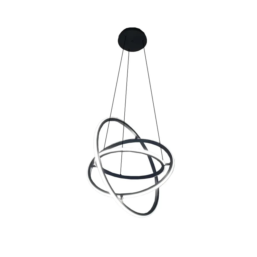 LED Aptumšojama lustra ar auklu LED/105W/230V 3000-6500K d. 60 cm + tālvadības pults