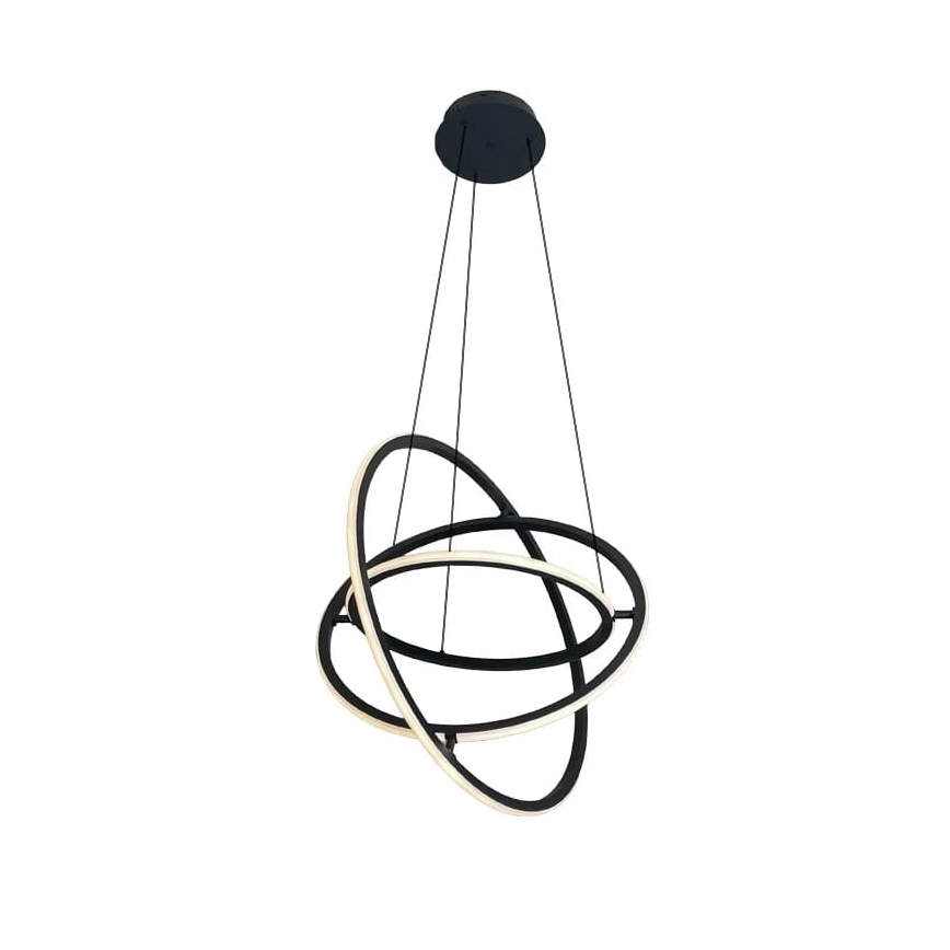 LED Aptumšojama lustra ar auklu LED/105W/230V 3000-6500K d. 60 cm + tālvadības pults