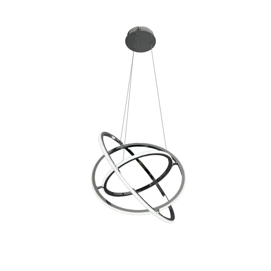 LED Aptumšojama lustra ar auklu LED/105W/230V 3000-6500K d. 60 cm + tālvadības pults