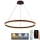 LED Aptumšojama lustra ar auklu LED/110W/230V 3000-6500K d. 80 cm + tālvadības pults