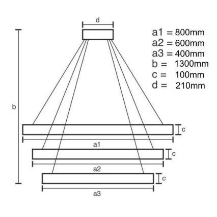 LED Aptumšojama kristāla lustra ar auklu LED/115W/230V 3000-6500K spīdīgi hromēts + tālvadības pults