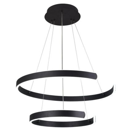 LED Aptumšojama lustra ar auklu LED/120W/230V 3000-6500K d. 60 cm + tālvadības pults