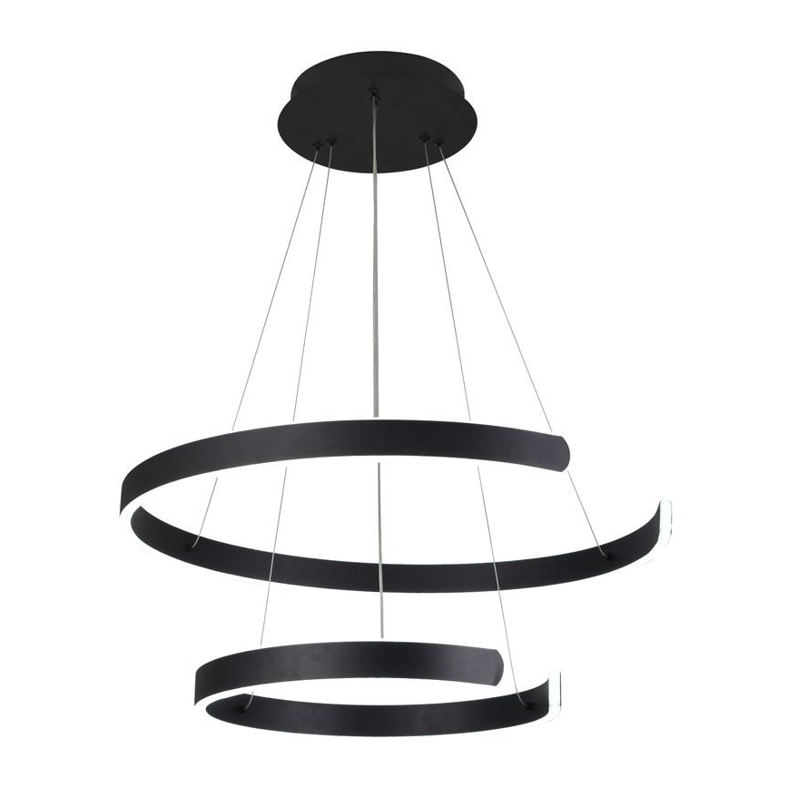LED Aptumšojama lustra ar auklu LED/120W/230V 3000-6500K d. 60 cm + tālvadības pults