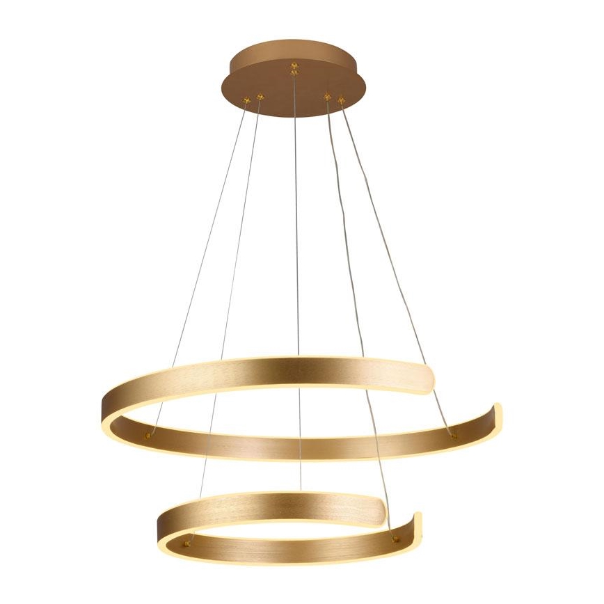 LED Aptumšojama lustra ar auklu LED/120W/230V 3000-6500K d. 60 cm + tālvadības pults
