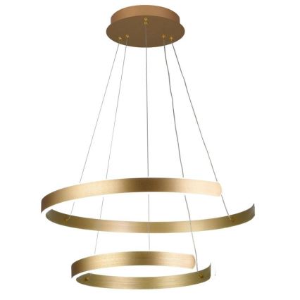 LED Aptumšojama lustra ar auklu LED/120W/230V 3000-6500K d. 60 cm + tālvadības pults