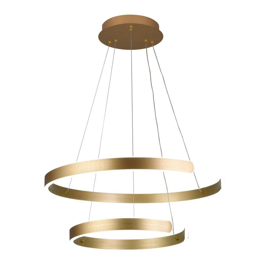 LED Aptumšojama lustra ar auklu LED/120W/230V 3000-6500K d. 60 cm + tālvadības pults