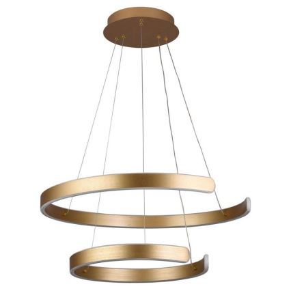 LED Aptumšojama lustra ar auklu LED/120W/230V 3000-6500K d. 60 cm + tālvadības pults